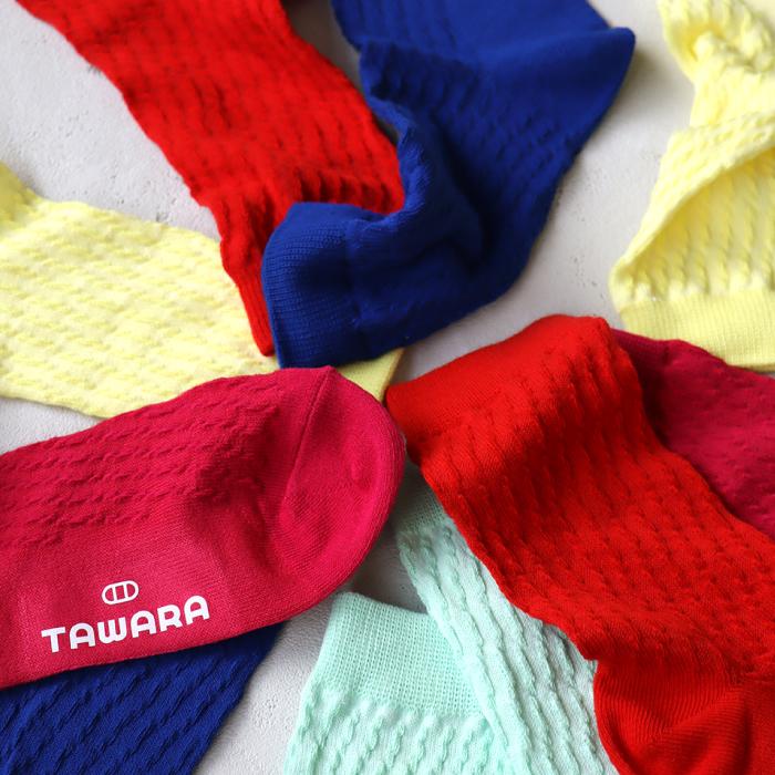 TAWARA（たわら） ポコポコ クルーソックス 1P 靴下 レディース おしゃれ かわいい コットン 立体編み | TAWARA | 15