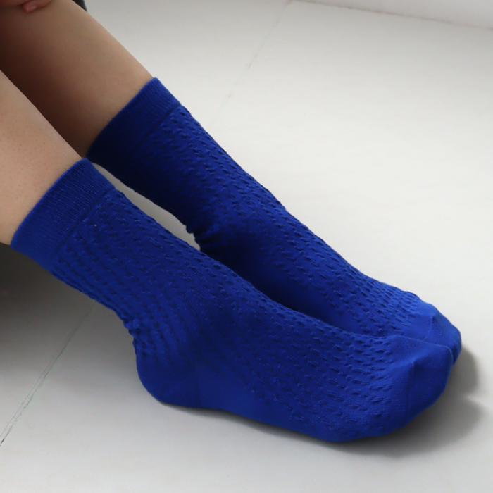 TAWARA（たわら） ポコポコ クルーソックス 1P 靴下 レディース おしゃれ かわいい コットン 立体編み | TAWARA | 17