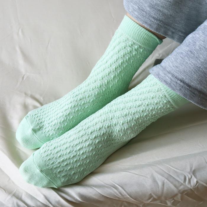 TAWARA（たわら） ポコポコ クルーソックス 1P 靴下 レディース おしゃれ かわいい コットン 立体編み | TAWARA | 11