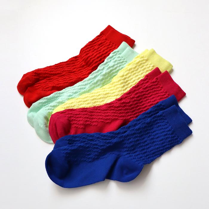 TAWARA（たわら） ポコポコ クルーソックス 1P 靴下 レディース おしゃれ かわいい コットン 立体編み | TAWARA | 14