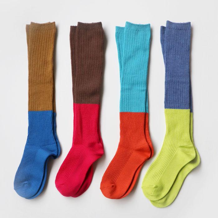 TAWARA（たわら）t51017 ちょびウール バイカラー リブルーズソックス 1P レディース ウール 秋 冬 ハイソックス あたたかい バイカラー ルーズソックス |  | 16