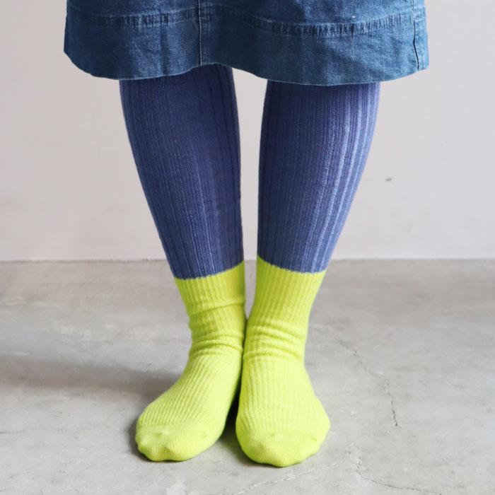 TAWARA（たわら）t51017 ちょびウール バイカラー リブルーズソックス 1P レディース ウール 秋 冬 ハイソックス あたたかい バイカラー ルーズソックス |  | 11