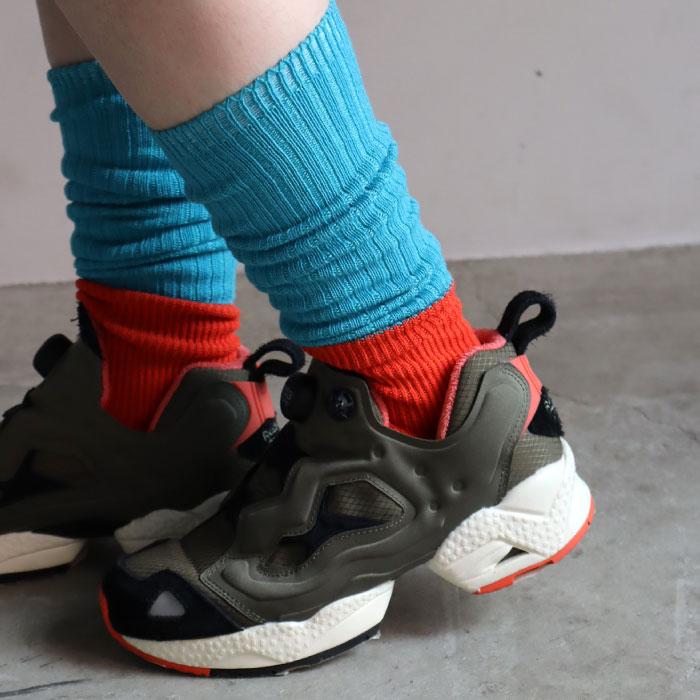 TAWARA（たわら）t51017 ちょびウール バイカラー リブルーズソックス 1P レディース ウール 秋 冬 ハイソックス あたたかい バイカラー ルーズソックス |  | 09