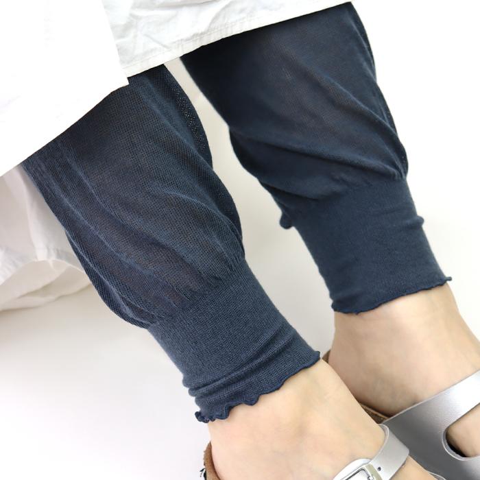 TAWARA（たわら）ゆるっとガーゼ編みコットンレギンス t60563 t60988 レギンス 履きやすい 冷房対策 綿 コットン 春 夏 秋 | stample | 11