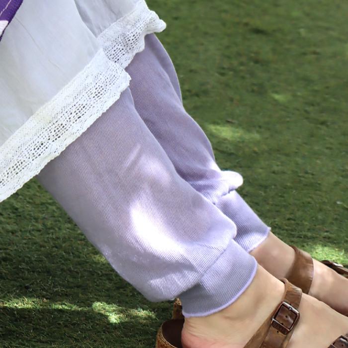 TAWARA（たわら）ゆるっとガーゼ編みコットンレギンス t60563 t60988 レギンス 履きやすい 冷房対策 綿 コットン 春 夏 秋 | stample | 13