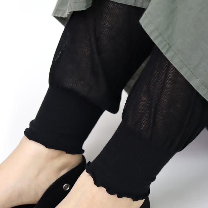 TAWARA（たわら）ゆるっとガーゼ編みコットンレギンス t60563 t60988 レギンス 履きやすい 冷房対策 綿 コットン 春 夏 秋 | stample | 15