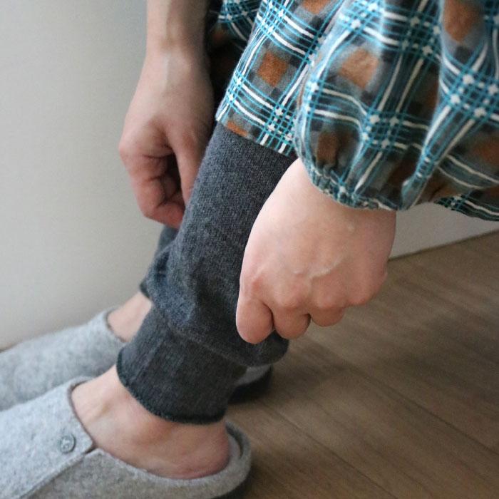 TAWARA（たわら）メリノウール100％糸を使った なめらか ゆるっと編みレギンス t60668 レギンス  履きやすい 保温 防寒 毛  ウール チクチクしない  秋 冬 | stample | 09