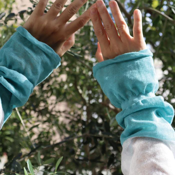 TAWARA たわら t60982 UV加工 コットン リネン バイカラーアームカバー  おしゃれ 2025 | TAWARA | 13