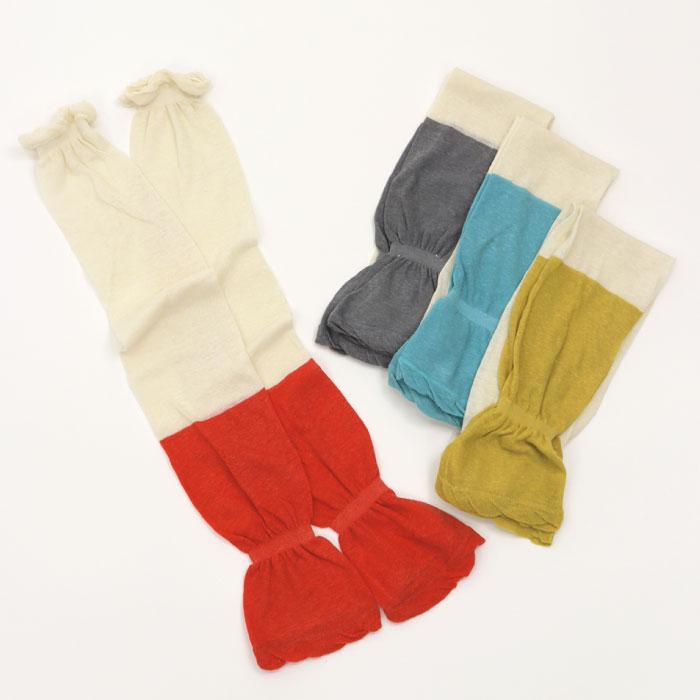 TAWARA たわら t60982 UV加工 コットン リネン バイカラーアームカバー  おしゃれ 2025 | TAWARA | 15