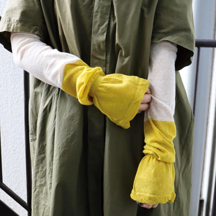 TAWARA たわら t60982 UV加工 コットン リネン バイカラーアームカバー  おしゃれ 2025 | TAWARA | 03