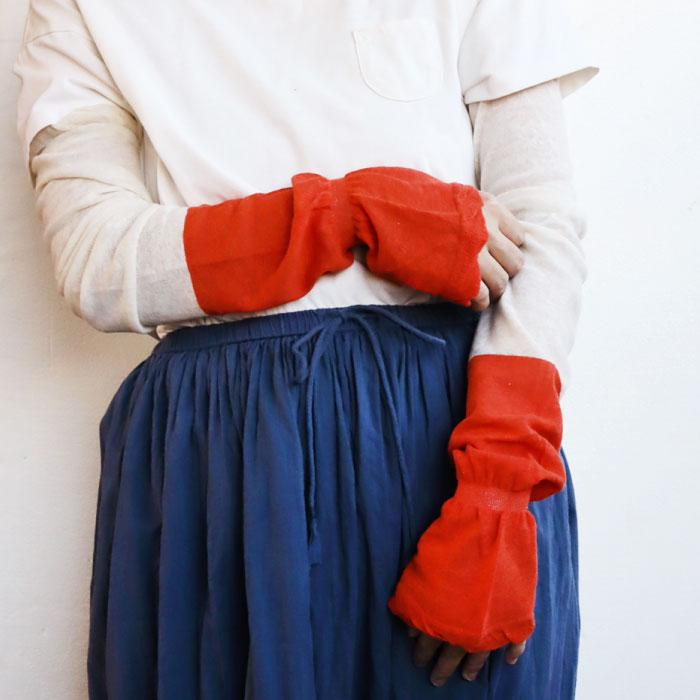 TAWARA たわら t60982 UV加工 コットン リネン バイカラーアームカバー  おしゃれ 2025 | TAWARA | 06