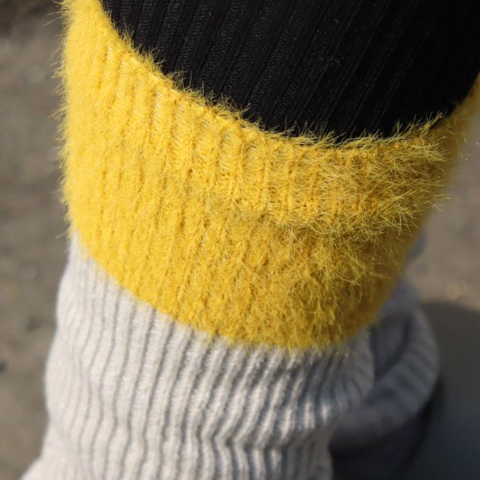 TAWARA t61095 リブ＆シャギー バイカラー ２WAYウォーマー 2WAY アームウォーマー レッグウォーマー 保温 おしゃれ 2025 秋 冬 | TAWARA | 14