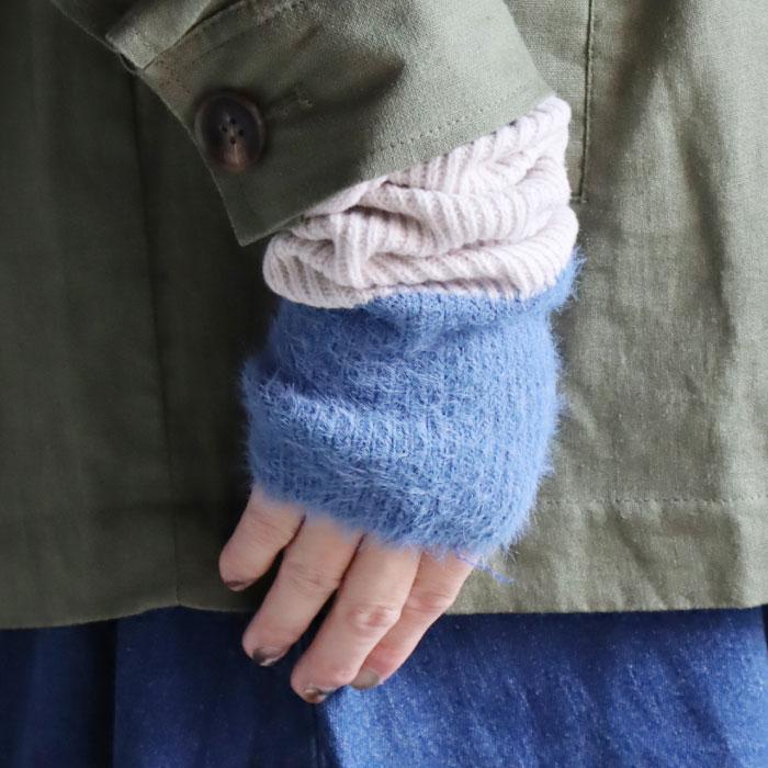 TAWARA t61095 リブ＆シャギー バイカラー ２WAYウォーマー 2WAY アームウォーマー レッグウォーマー 保温 おしゃれ 2025 秋 冬 | TAWARA | 11