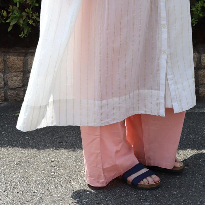 TAWARA（たわら）コットンぺチパンツ t61105 綿 レイヤード 重ね着 ナチュラル 涼しい ワイドパンツ レディース 薄地 通気性 おしゃれ ゆったり | TAWARA | 20