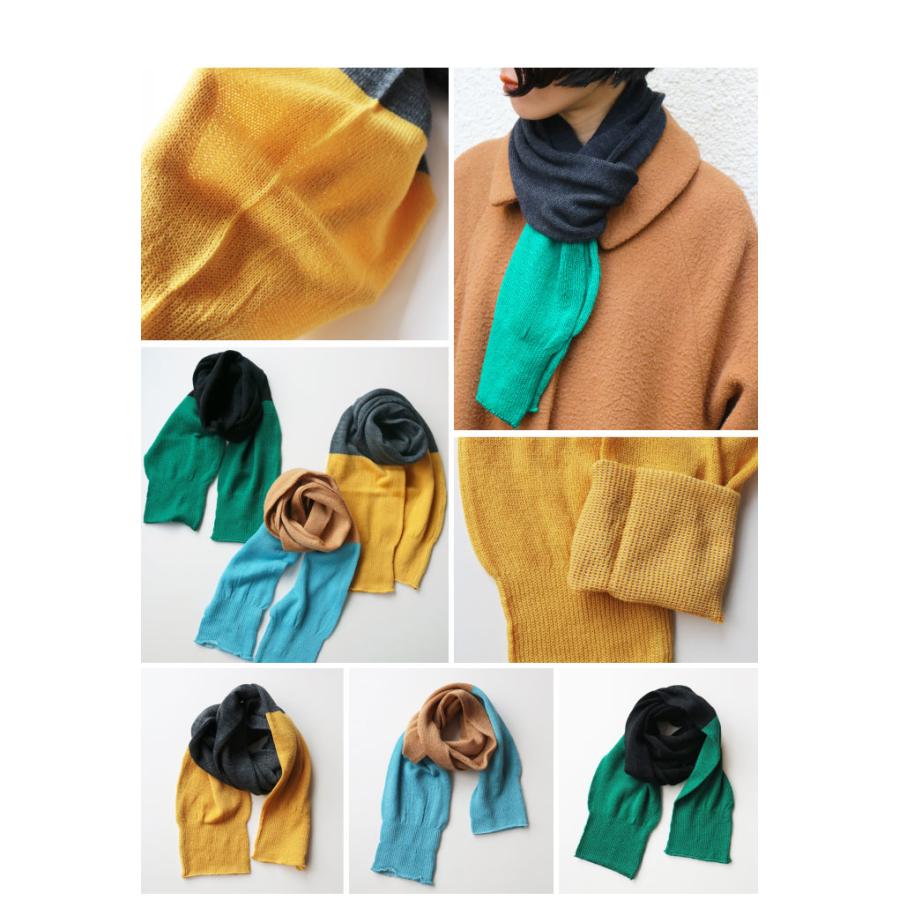 TAWARA（たわら）メリノウール100％糸を贅沢に使ったコンパクトマフラー メリノウール 防寒 t80624 |  | 05