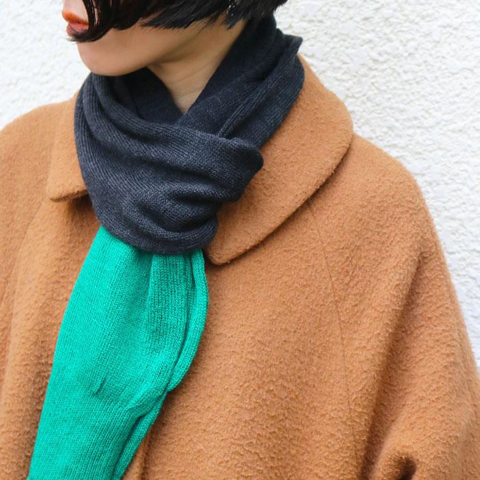 TAWARA（たわら）メリノウール100％糸を贅沢に使ったコンパクトマフラー メリノウール 防寒 t80624 |  | 08
