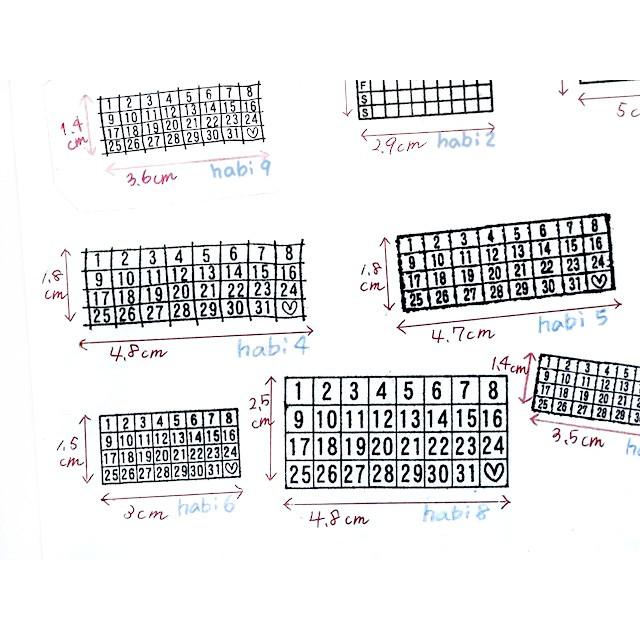 ハビットトラッカー　habit tracker　todo 手帳スタンプ　手帳　日記などに日記帳　ダイアリー　ほぼ日バレットジャーナル　自作手帳｜stamplove56｜02