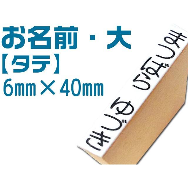 ふるさと割 お名前スタンプ単品サイズ大タテ スタンプ 入園 入学 ひらがな 漢字 おなまえすたんぷ Aynaelda Com