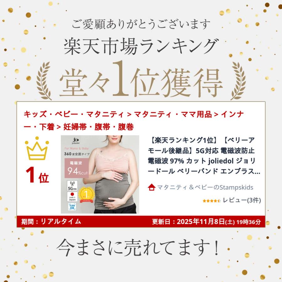 5G対応 電磁波防止 電磁波 97% カット joliedol ジョリードール ベリー