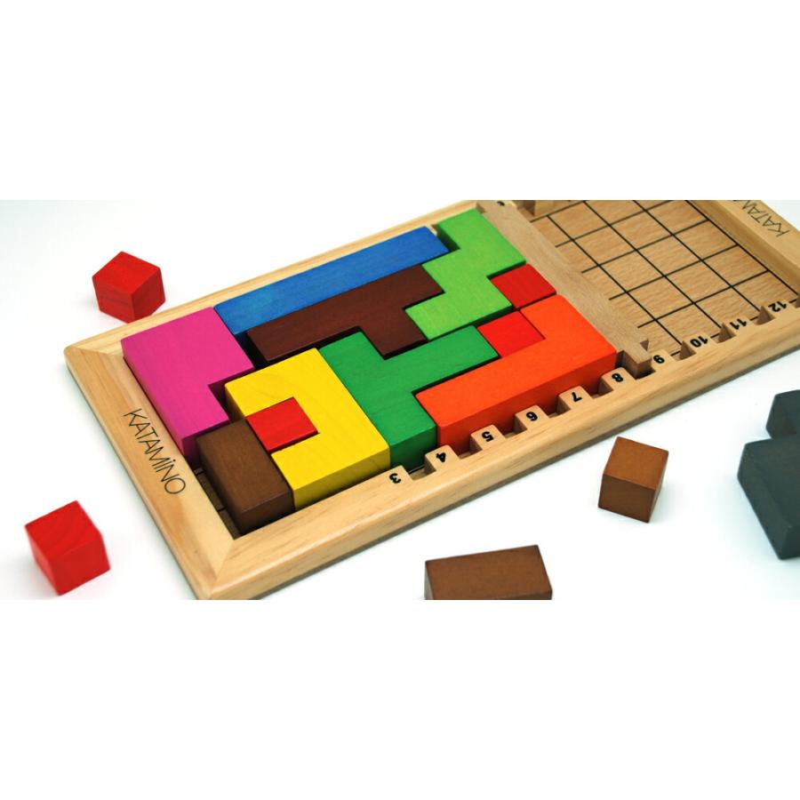 脳トレゲーム 木製パズル カタミノ KATAMINO 8歳〜 Gigamic ギガミック