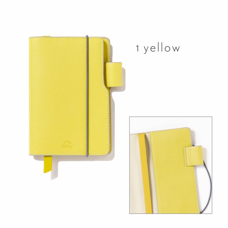 手帳 SUNNY LIGHT NOTEBOOK ノート A6 仕事 女性 日記 ダイアリー ミニ