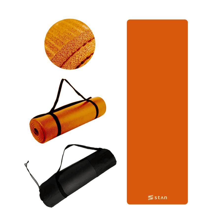 ヨガマット 10mm 折りたたみ 幅広 厚手 極厚 収納ケース付き 厚い