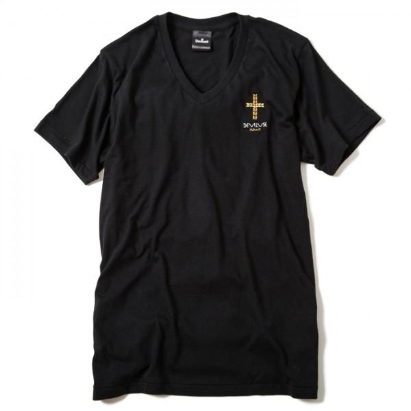 Deviluse　H.M.O V-neck T-shirts(Black）｜stance2002