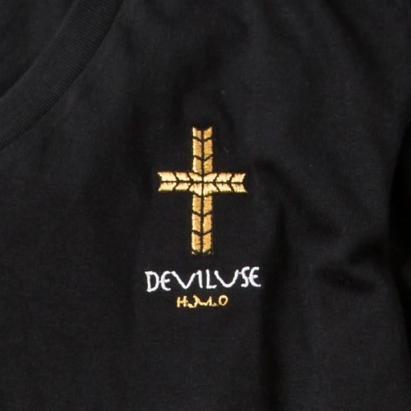 Deviluse　H.M.O V-neck T-shirts(Black）｜stance2002｜02