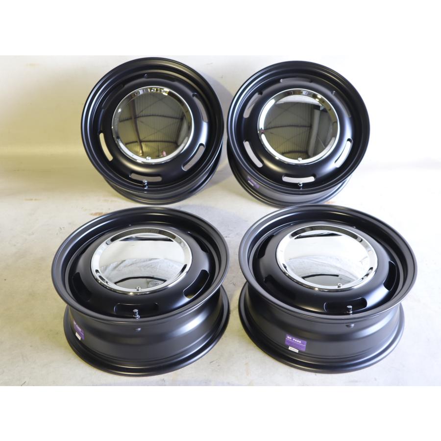 ハイエースに 新品4本セット ネオムーン2 15×6J+33 139.7/6 JWL-T 車検