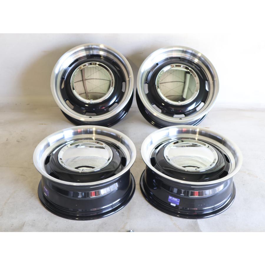 ハイエースに 新品4本セット ネオムーン3 16×6.5J +38 139.7/6 BKP