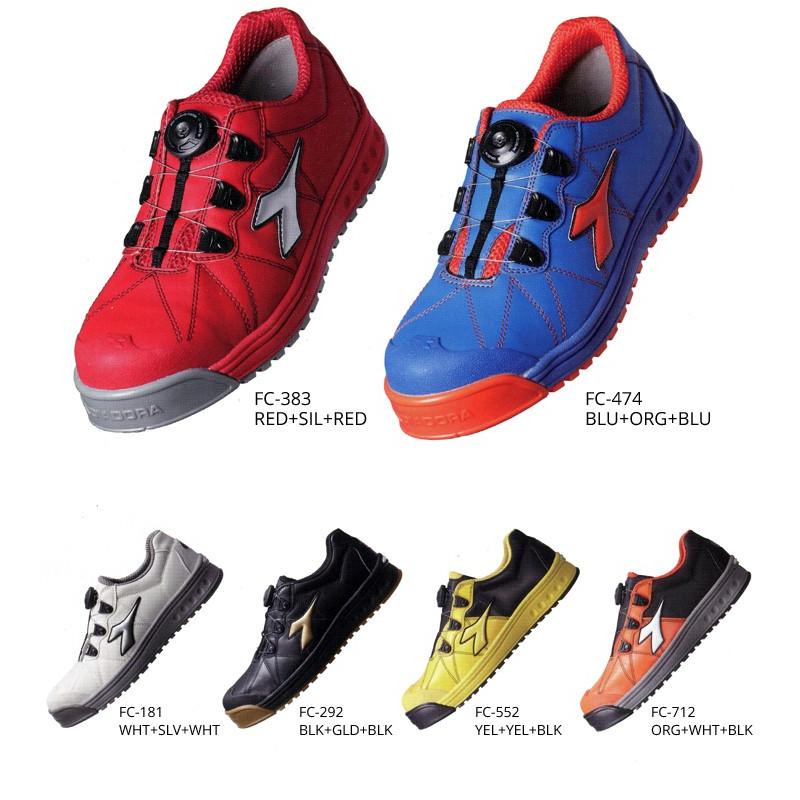 人気商品ランキング安全靴 DIADORA ディアドラ 靴ひもなし FINCH