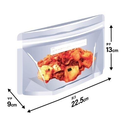 においがもれないチャック袋 KZ30 透明 厚0.08mm 1000枚 ケース販売 | ハウスホールドジャパン | 02