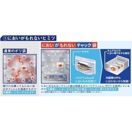 においがもれないチャック袋 KZ30 透明 厚0.08mm 1000枚 ケース販売 | ハウスホールドジャパン | 03