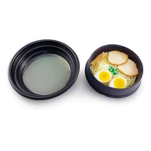 【法人・店舗様のみ】麺丼(490) 黒 本体・中皿・内嵌合蓋セット 各300枚 300セット |  | 04
