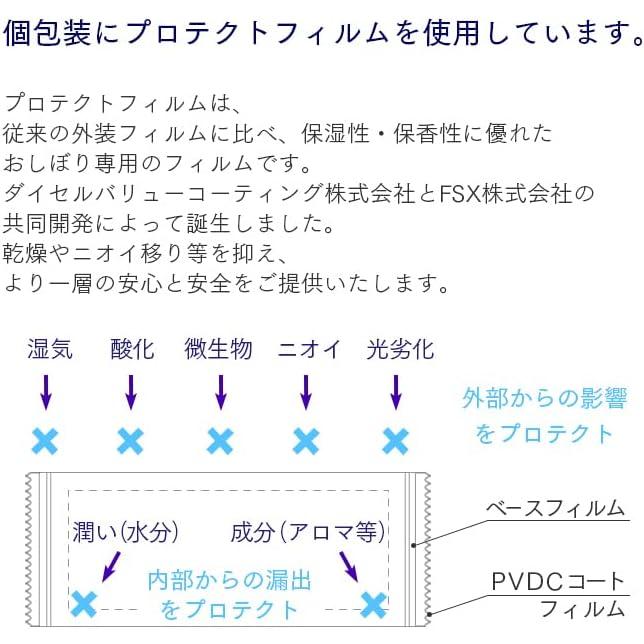 FSX Pocket Oshibori COTTON コットン 500本（50本×10パック） 使い切り布おしぼり｜stand-lab｜05