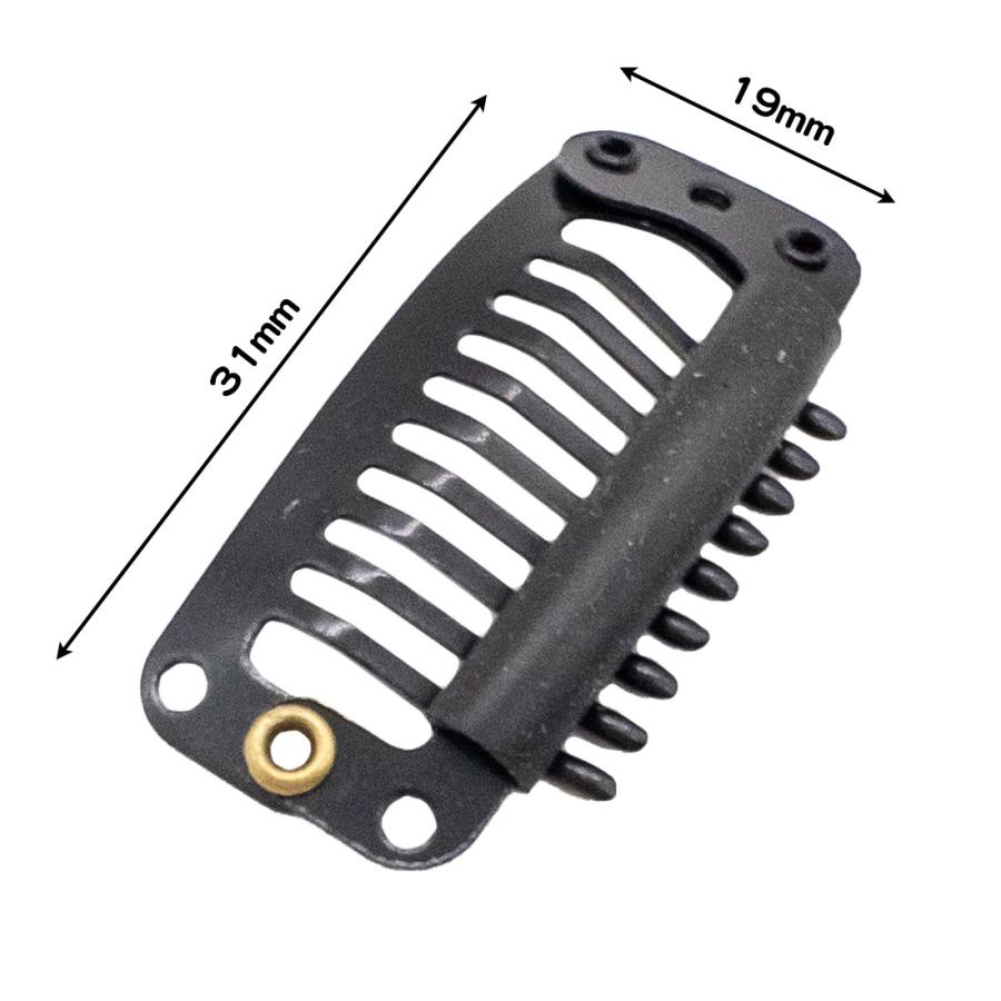 5個セット ウィッグ かつら ピン 固定 黒色 黒髪 黒毛 ブラック 黒 女性 男性 ファッション 部分ウイッグ トップピース ウィッグ用 送料無料 |  | 01