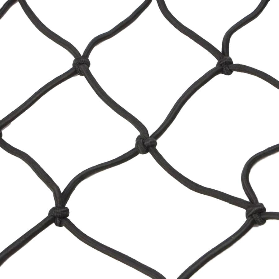 自転車 バイク かご ネット 防犯 ひったくり防止 あみ ネットバンド ママチャリ マウンテンバイク 前かご 荷台 伸縮 網 黒 40cm×40cm フック付き 送料無料 |  | 05