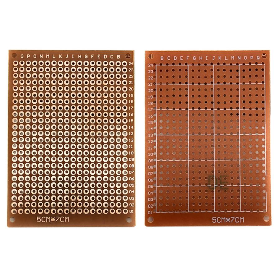 ユニバーサル基板 PCB 基盤 50mm×70mm 432穴 25枚セット はんだ 送料
