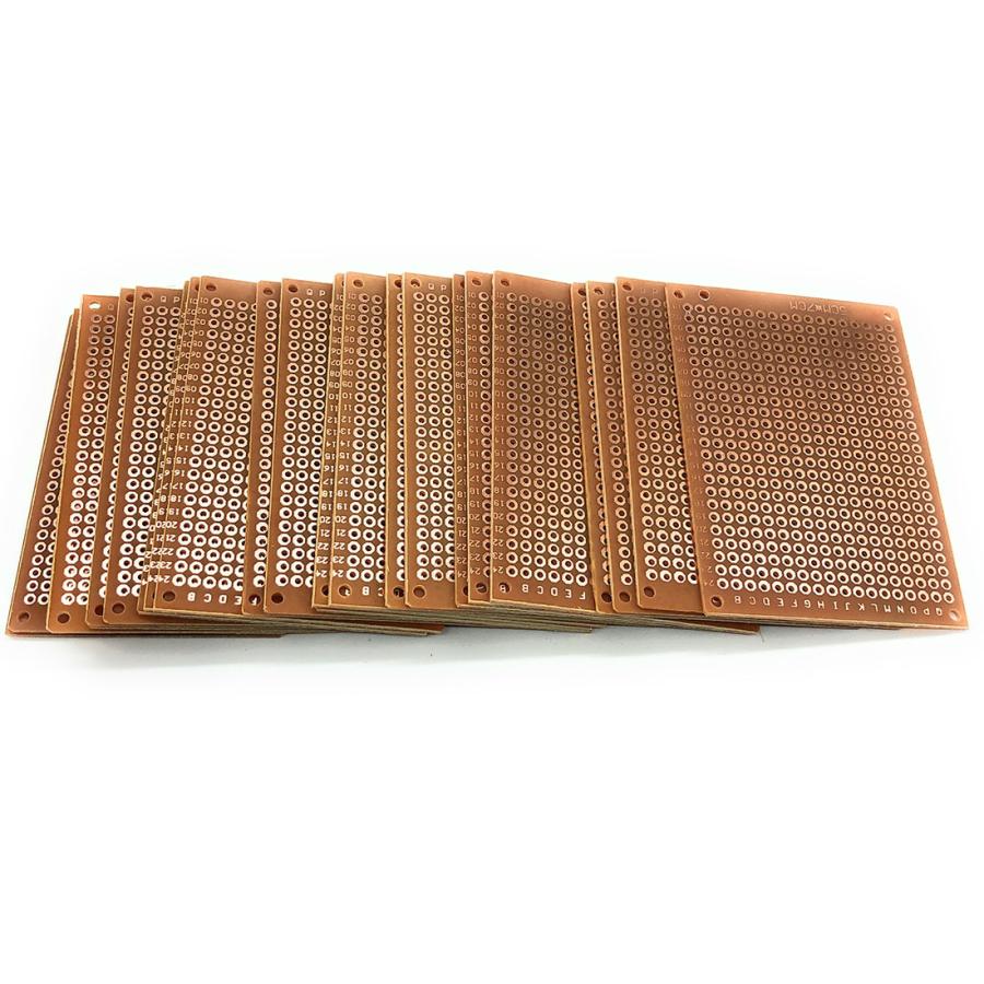 ユニバーサル基板 PCB 基盤 50mm×70mm 432穴 25枚セット はんだ 送料