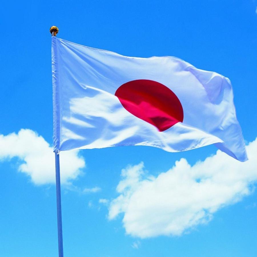 日本 国旗 紐付き 日の丸 特大サイズ 150cm 90cm 交換無料 送料無料 インテリア ポール 日本代表サッカー応援 貫通タイプ