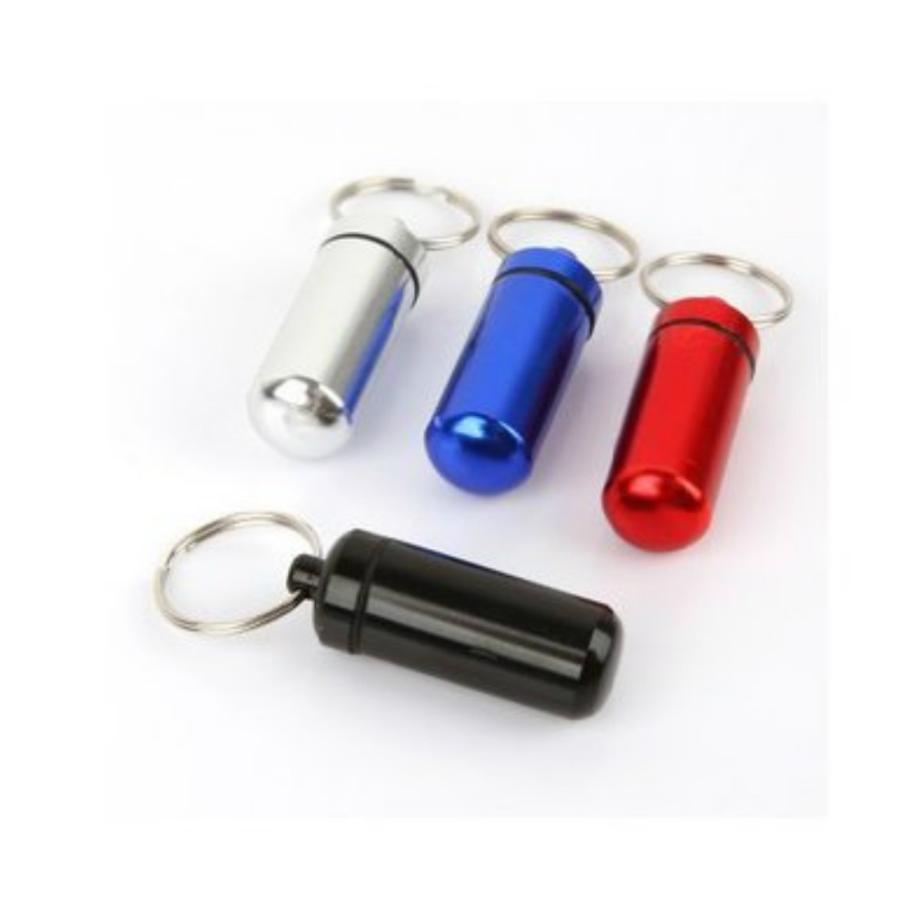 4個セット アルミ ピルケース カラフル 携帯 薬箱 ピル ニトロ 薬入れ メモリアル ケース 4色セット 薬保管 送料無料 |  | 01