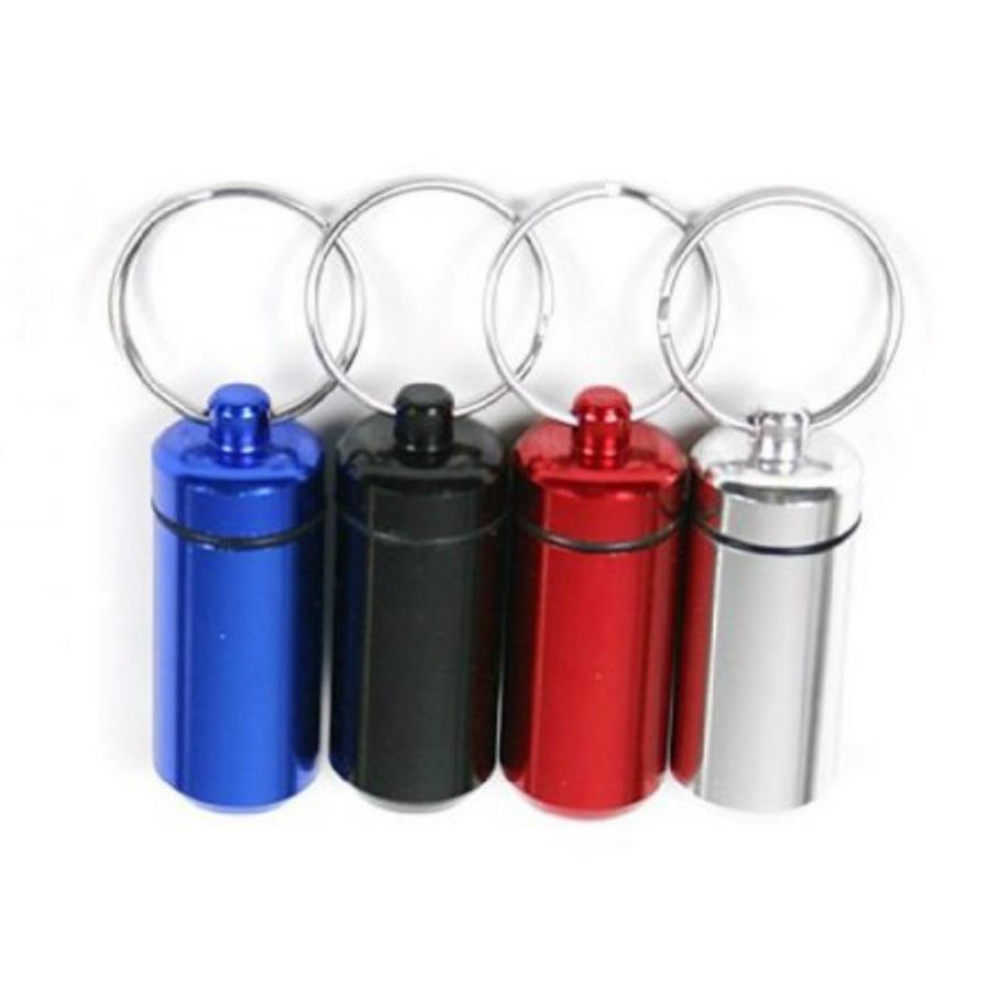 4個セット アルミ ピルケース カラフル 携帯 薬箱 ピル ニトロ 薬入れ メモリアル ケース 4色セット 薬保管 送料無料 |  | 02