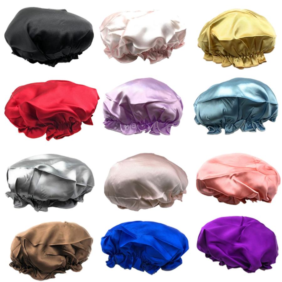 ナイトキャップ シルク 100％ レディース パジャマ ナイトウェア 天然シルク 低刺激 髪 うるおい 保護 快眠 ゴールド グレー ピンク ブラック ブルー パープル |  | 04