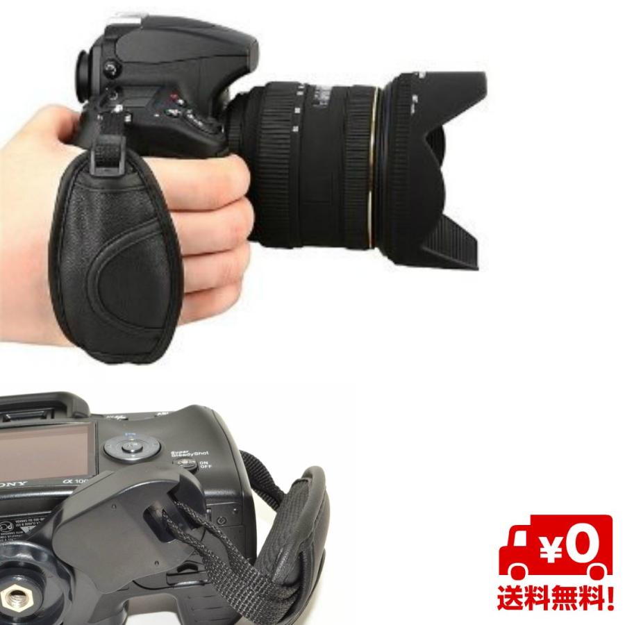 カメラ ハンド ストラップ グリップ ベルト 手首 固定 汎用 送料無料｜standard-net