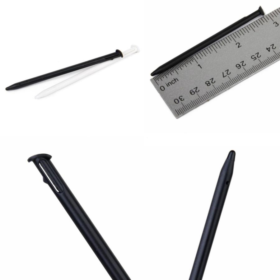 New 3DS用 タッチペン 2本セット 白 黒 送料無料 : スタンダード New 3DS用 タッチペン 2本セット 白 黒 送料無料 : スタンダード