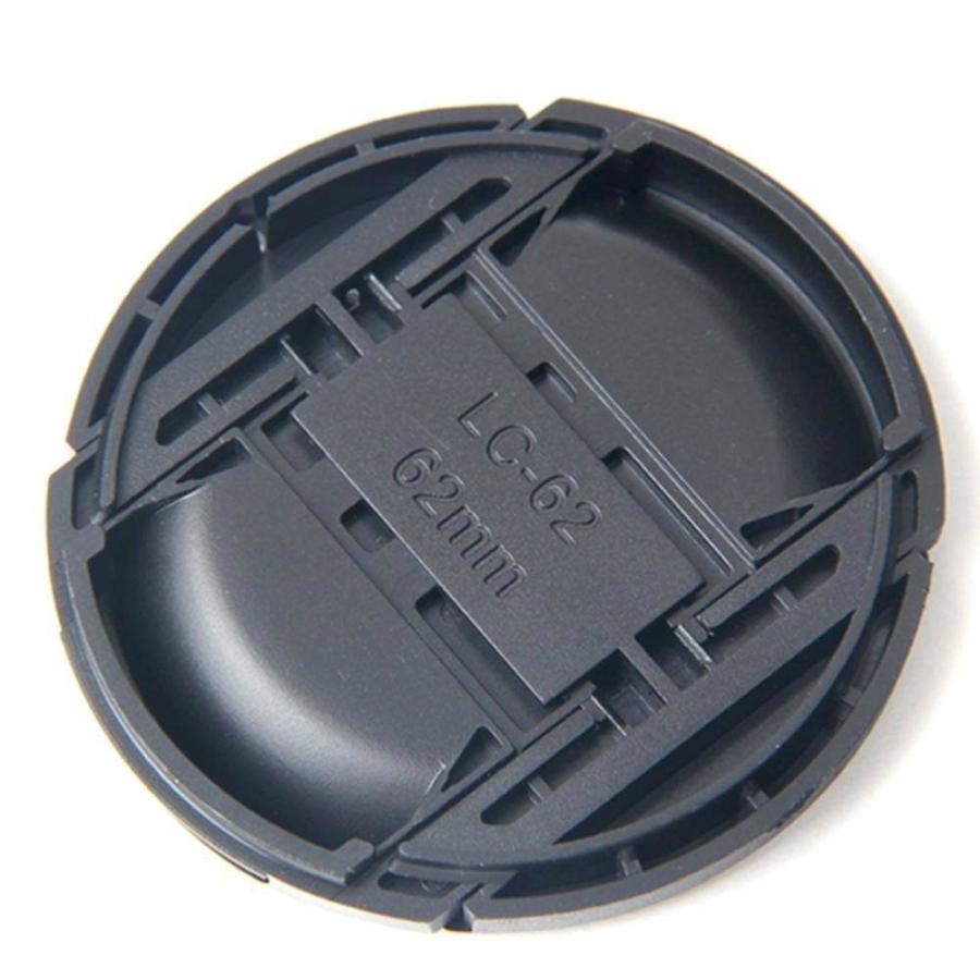 62mm カメラ レンズ キャップ 汎用 フード フロント スナップ