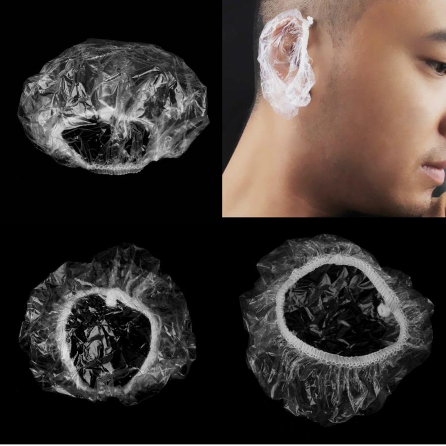 100枚セット 使い捨て 耳カバー 耳キャップ 髪染め ヘアカラー 美容院 サロン 送料無料 |  | 01