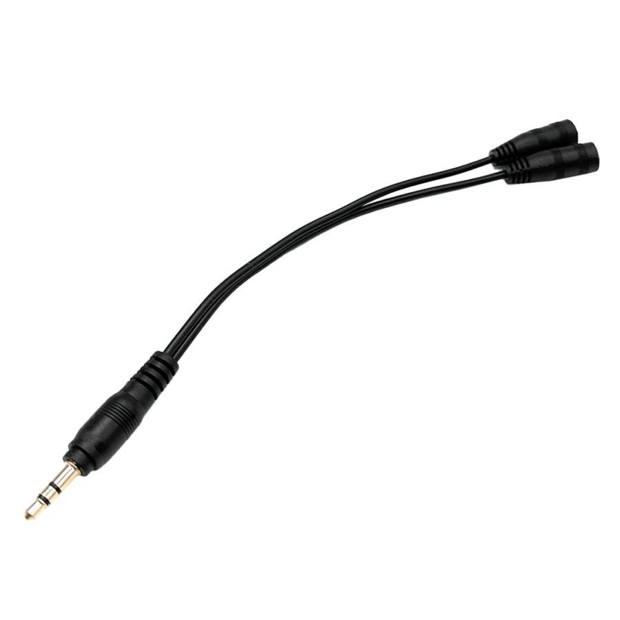 イヤホン 分岐 分配 3.5mm イヤホンジャック 対応 二股 ケーブル 送料