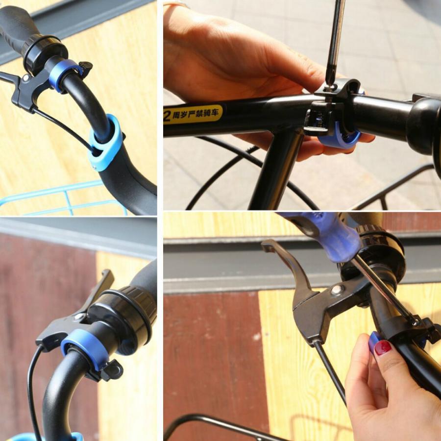 新色追加 サイクルベル ブルー 青 アルミ サイクリング クロスバイク ベル 自転車
