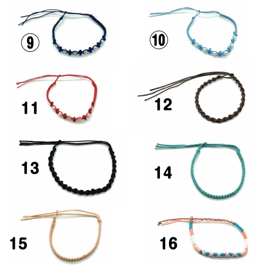 デザインいろいろ ミサンガ 1本 足首 腕 おしゃれ メンズ レディース 願い アジアンデザイン 送料無料 Tgk033r スタンダードネット 通販 Yahoo ショッピング